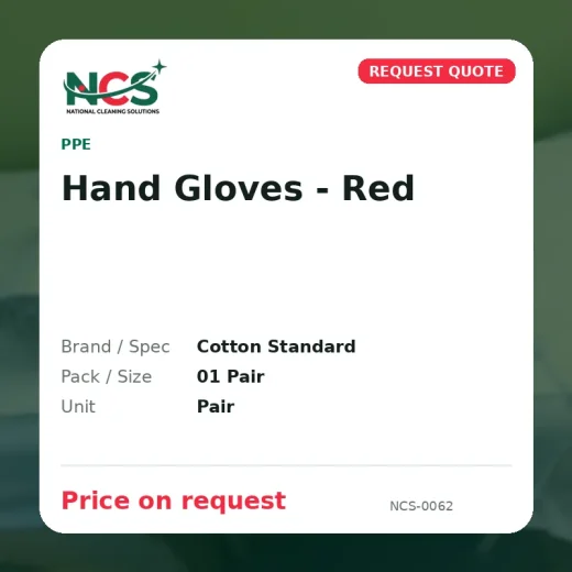 Hand Gloves - Red