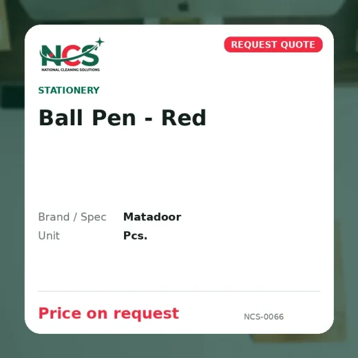 Ball Pen - Red