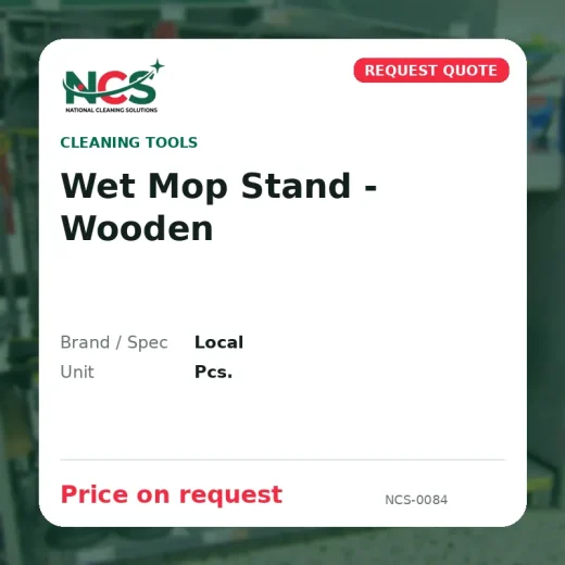 Wet Mop Stand - Wooden
