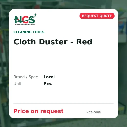 Cloth Duster - Red