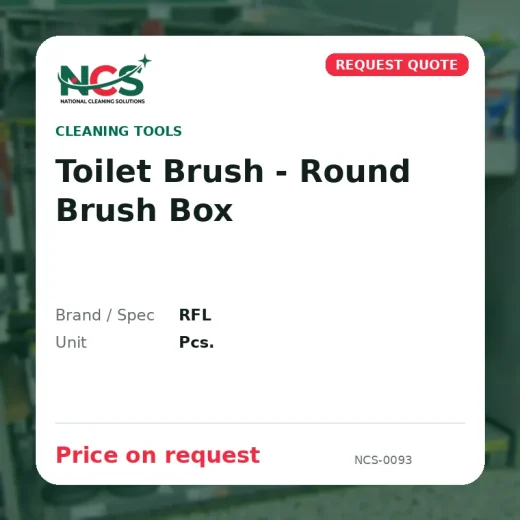 Toilet Brush - Round Brush Box
