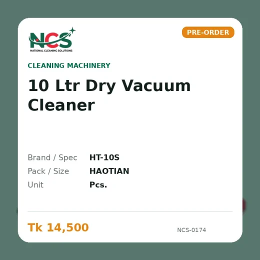 10 Ltr Dry Vacuum Cleaner