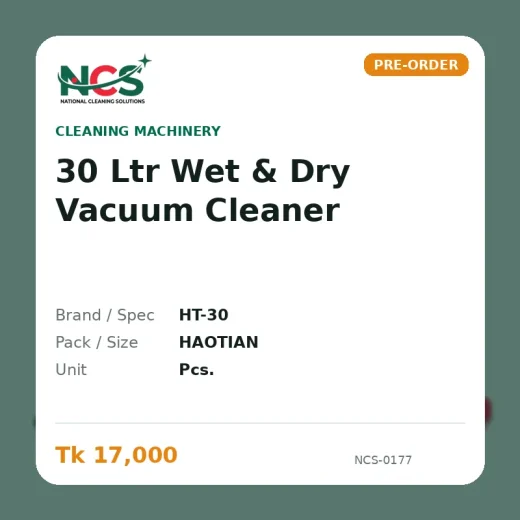 30 Ltr Wet & Dry Vacuum Cleaner