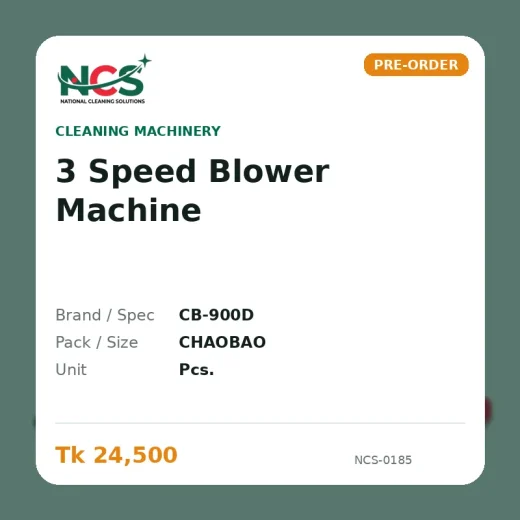 3 Speed Blower Machine